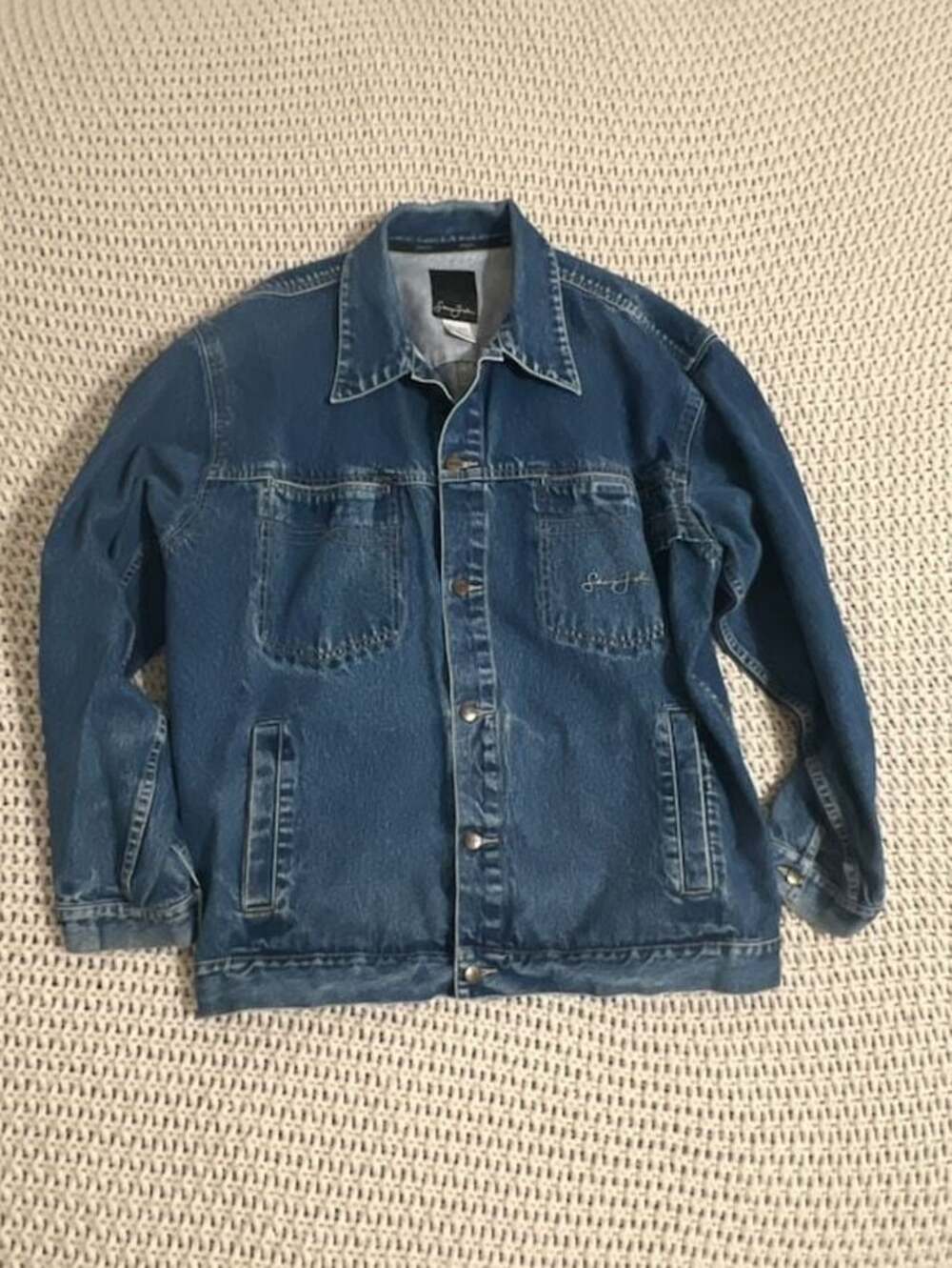 Vintage Sean John Denim Jacket Size XL